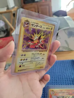 Lot Of 7 Vintage Damaged Pokemon Holo Cards, Blaine's Charizard! Jolteon! READ! - Image 3