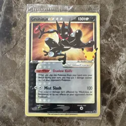 Greninja Gold Star Sealed Promo SWSH144 Celebrations ETB Pokemon TCG HIGH GRADE! - Image 1