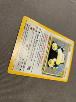 1999 Pokemon Jungle Snorlax Holo 11/64 No Symbol Error Misprint MP Rare Vintage - Image 4