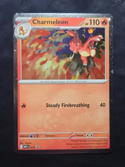 Charmeleon MEP 079 - NM Pokemon Mega Evolution Chaos Rising Holo Promo - Image 1