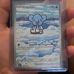 Pokemon Cubchoo 109/086 Sv: Black Bolt Rare Holo English 70HP 2025 - Image 1