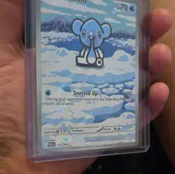 Pokemon Cubchoo 109/086 Sv: Black Bolt Rare Holo English 70HP 2025 - Image 4