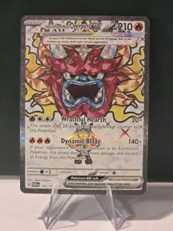 Hearthflame Mask Ogerpon ex 192/167 Ultra Rare Twilight Masquerade Pokemon NM - Image 1