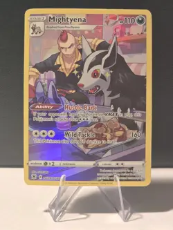 Mightyena TG09/TG30 Full Art Trainer Gallery - Astral Radiance ASR Pokemon NM - Image 1