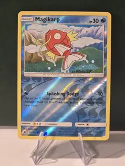 Magikarp 32/147 Reverse Holo Common SM Burning Shadows Pokemon TCG Card LP - Image 1