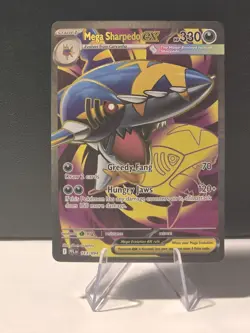 Mega Sharpedo ex 113/094 Ultra Rare - Phantasmal Flames PFL Pokemon NM - Image 1