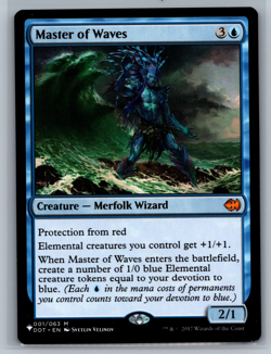 Magic The Gathering The List Reprints Master of Waves #001/063 MTG TCG CCG - Image 1