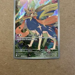 Pokemon TCG: Zacian 100/094 Me02: Phantasmal Flames Holo - Image 4