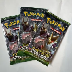 Pokemon TCG: XY Fates Collide SEALED Booster Pack 3 Packs - Image 1