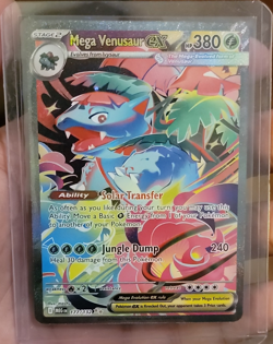 Pokemon Me01 Mega Venusaur EX 177/132 Special Illustration Rare Holo 380 HP - Image 1
