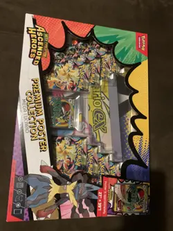 Pokemon Ascended Heroes Premium Poster Collection Mega Lucario - New & Sealed - Image 1