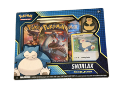 Pokemon TCG: Snorlax Card & Pin Collection 3 Booster Packs New. GALAXY SWIRL! - Image 1