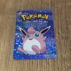 Wigglytuff #040 - Vintage Vending Machine Prism Sticker 2000 - Pokemon Card - Image 1