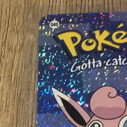 Wigglytuff #040 - Vintage Vending Machine Prism Sticker 2000 - Pokemon Card - Image 2