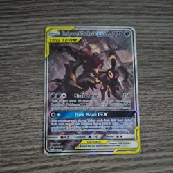 Pokemon TCG Sun & Moon Black Star Promo Umbreon & Darkrai GX SM241 Tag Team - Image 1