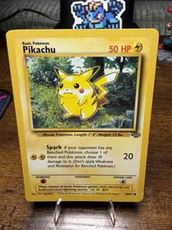 Pokemon TCG Pikachu Jungle Card 60/64 Unlimited Common - Image 1