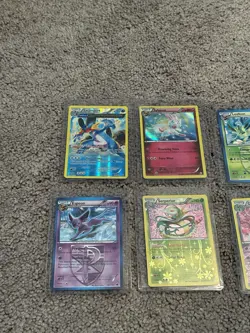 Pokemon Card Lot of 8 (Some Halos) w/ Card Protectors - Image 2