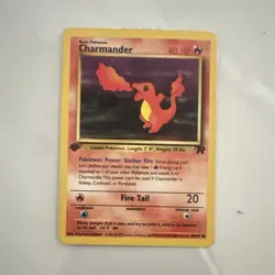 Pokemon TCG Charmander 46/82 Team Rocket 1st Edition Regular Common Basic 40 HP… - Image 1