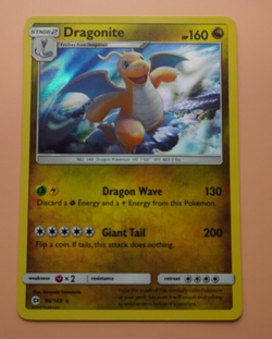 POKEMON CARD Dragonite 96/149 Sun & Moon 2017 HOLO RARE - Image 2