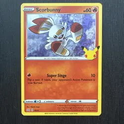 Scorbunny McDonalds Celebration Holo 16/25 Pokemon TCG - Image 1