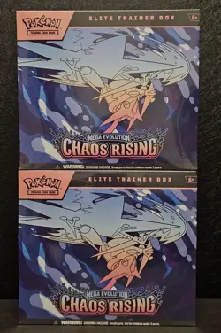 2x Pokemon Chaos Rising Elite Trainer Box Factory Sealed ETB - Image 1