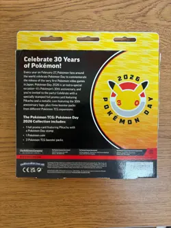 Pokemon TCG: Pokemon Day 30th Anniversary Collection Box – Limited Edition Celeb - Image 2