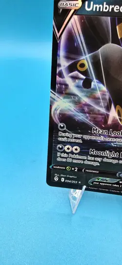 Pokemon TCG Umbreon V Ultra Rare Foil Evolving Skies Single Strike 094/203 EN/#2 - Image 5