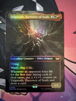 Valgavoth, Harrower of Souls (Borderless) 6 M Commander: Duskmourn FOIL NM MTG - Image 1