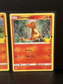 Charmander Cyndaquil Holo 9,10/25 2021 Pokemon McDonald’s 25th Anniversary TCG - Image 3