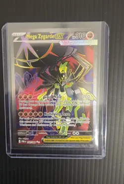 Pokemon TCG-Perfect Order- Mega Zygarde Full Art Rare Card, 104/088 NM. - Image 1