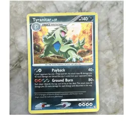 The Pokemon Company Pokemon TCG Mysterious Treasures Tyranitar 17/123 Holo Rare - Image 1