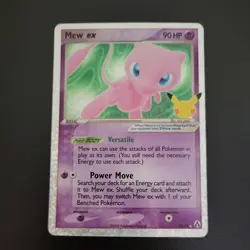Pokemon TCG Mew ex 88/92 Holo Celebrations 25th Anniversary Stamp NM - Image 1