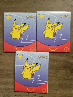 Lot Of 3 Pokemon 25th Anniversary 2021 McDonalds Promo Sealed Pack - Image 2