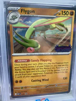PSA 10 STAFF Flygon 016 Phantasmal Flames Prerelease Black Star Promo Pokemon - Image 3