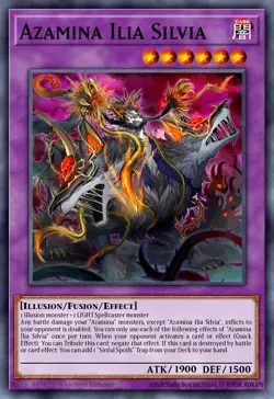 Azamina Ilia Silvia ROTA-EN030 1st ED Yu-Gi-Oh! SUPER RARE - Image 1