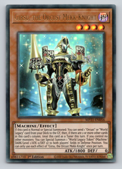 Girsu, the Orcust Mekk-Knight - MP21-EN056 - Ultra Rare - 1st Edition - Yugioh - Image 1