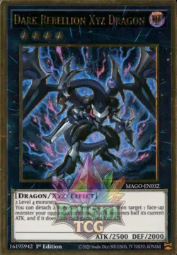 1st ed Dark Rebellion Xyz Dragon premium gold rare MAGO-EN032 Yugioh - Image 1