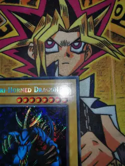 Tri-Horned Dragon lob-e000 Unltd Ed (MP) Secret Rare Yu-Gi-Oh! - Image 2