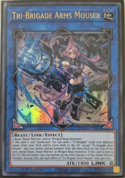 YuGiOh Tri-Brigade Arms Mouser Ultra Rare 1st Edition DOOD-EN051 - Image 1