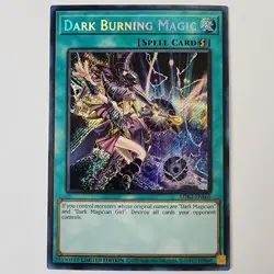 Dark Burning Magic - LDK2-ENS05 - NM - Secret Rare - Yugioh - 2024 Print - Image 1