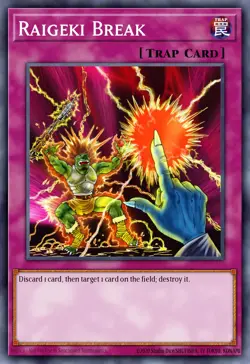 Yugioh BLGG-EN131 - Raigeki Break - Ultra Rare - Image 1