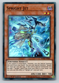 Spright Jet - POTE-EN004 - Super Rare - 1st Edition - Yugioh - Image 1
