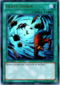 Heavy Storm - LCYW-EN061 - Ultra Rare - 1st Edition Yugioh - Image 1
