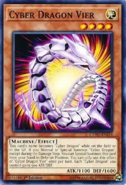 Cyber Dragon Vier - CYHO-EN014 - Common - Yugioh - Image 1
