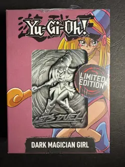 Yu Gi Oh! Limited Edition Metal Card Dark Magician Girl - Limited To 9,995 - Image 1