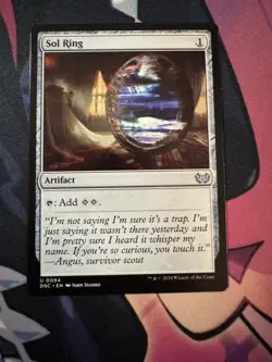 1x Sol Ring - NM - Duskmourn: House of Horror Commander - MTG Magic - Image 1