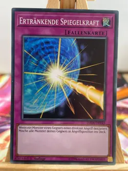 Ertrankende Spiegelkraft DASA-DE045 Super Rare Deutsch NM YUGIOH - Image 1