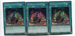 Yu-Gi-Oh! Pre Preparation of Rites Super Rare Playset (3 Stuck) Set 213 - Image 1