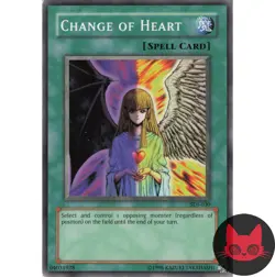 Yugioh Change of Heart SDJ-030 Common LP - Image 1