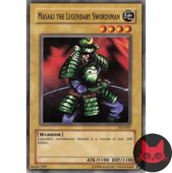 Yugioh Masaki the Legendary Swordsman SDJ-007 Common NM - Image 1